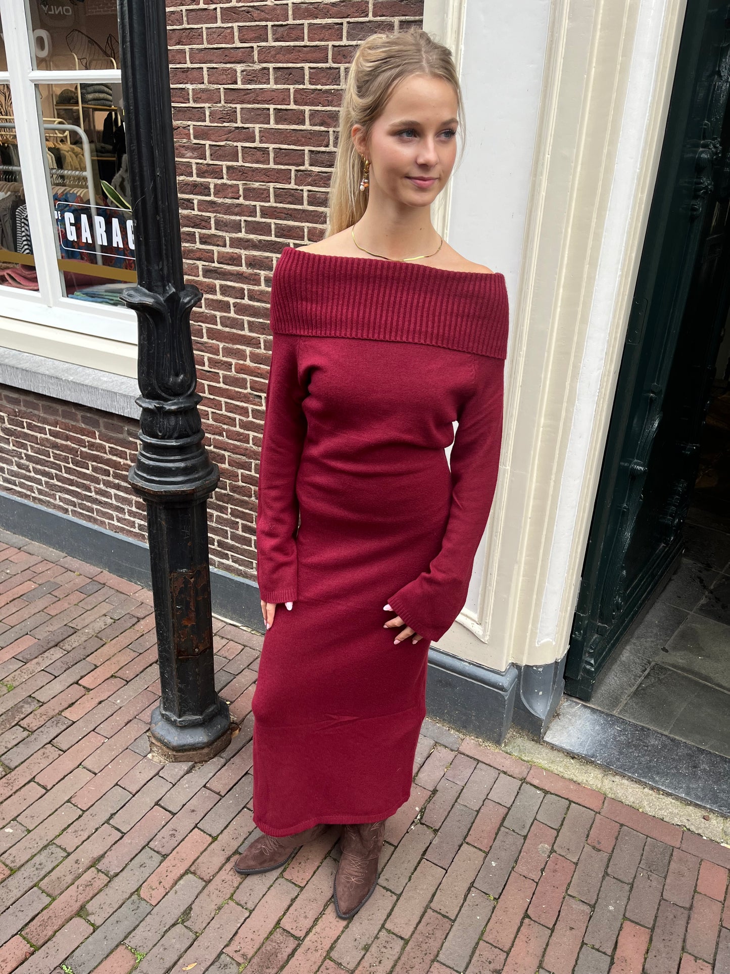 Jurk Irene Bordeaux voor dames