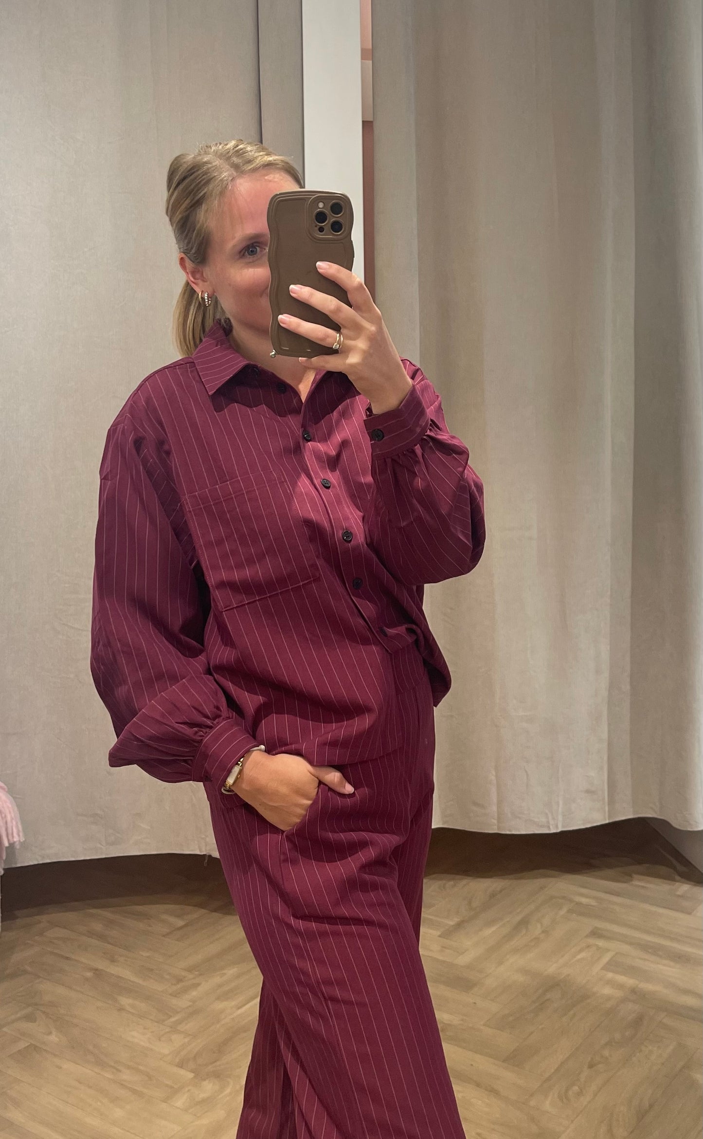 Blouse Verina Bordeaux voor dames
