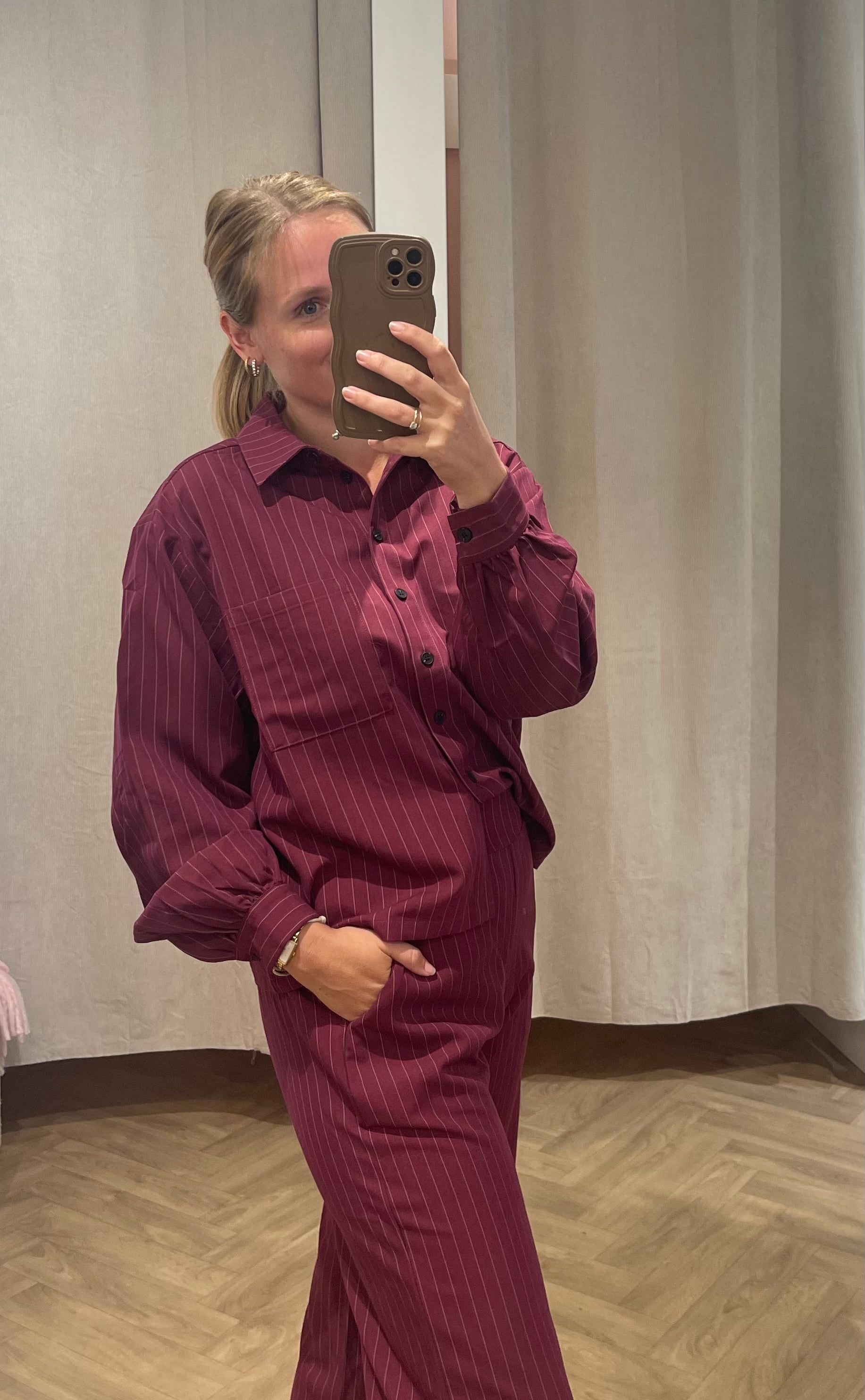 Blouse Verina Bordeaux voor dames