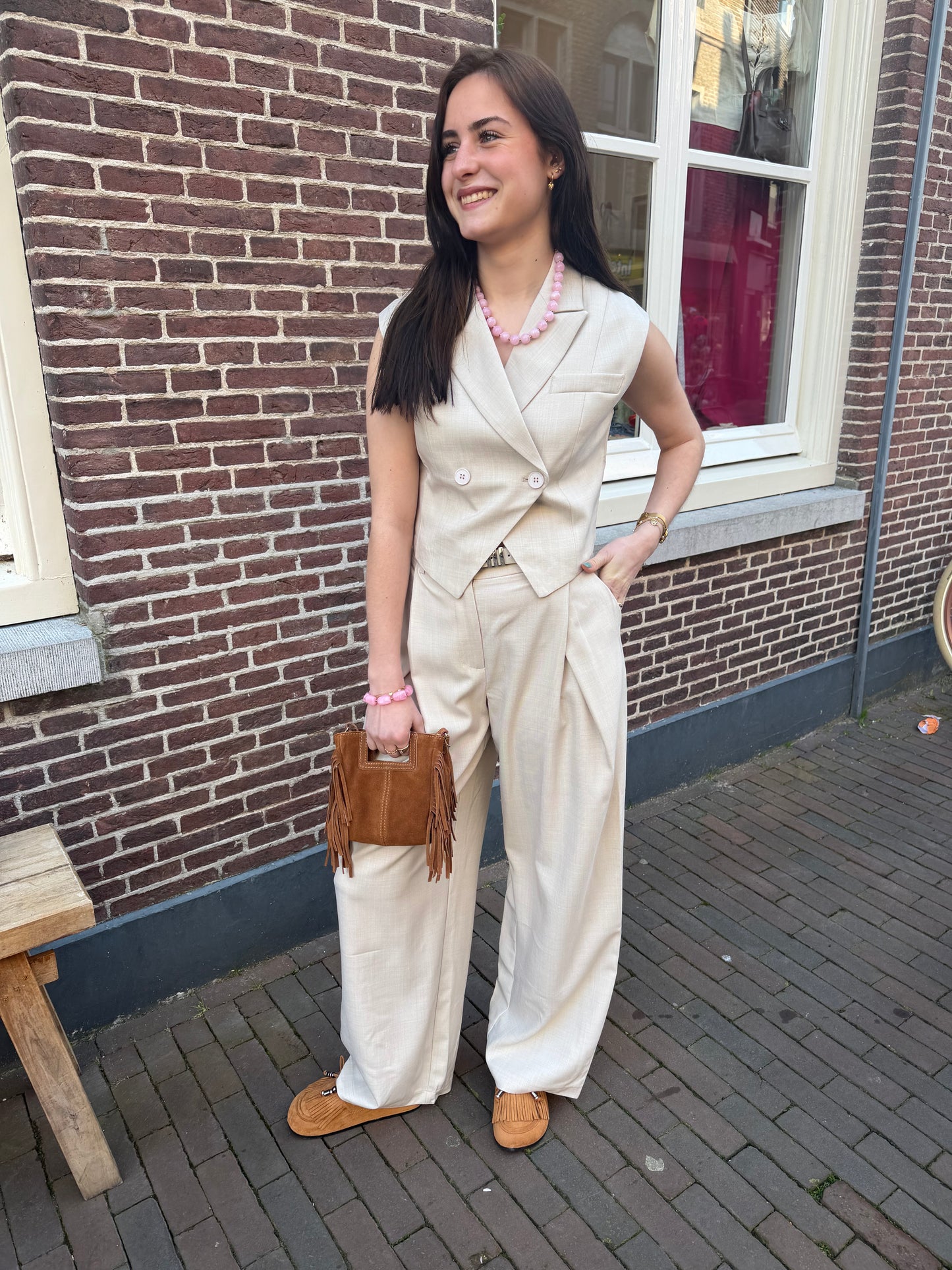 Gilet Amy Sand voor dames