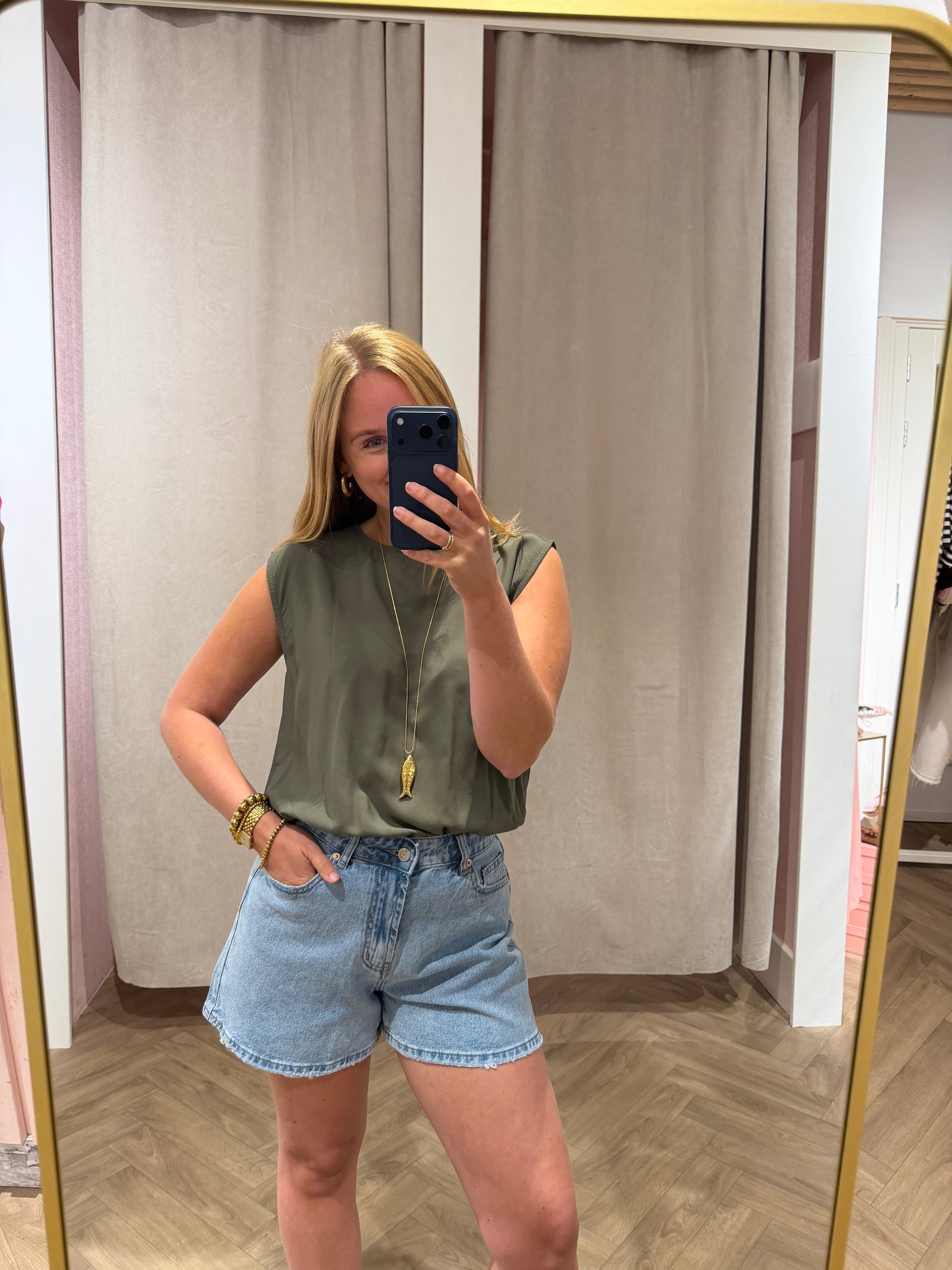 Short Lina Blue voor dames