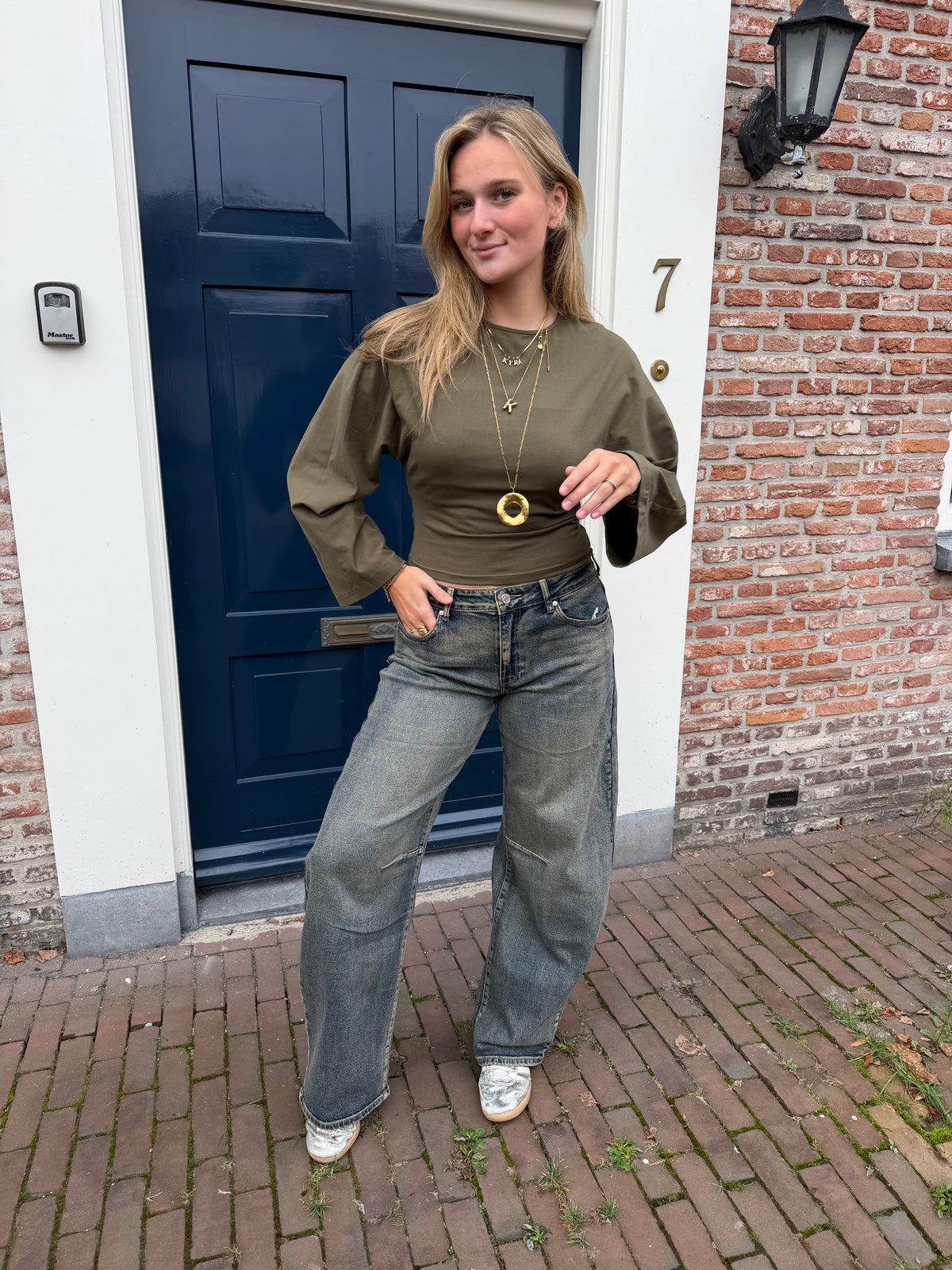 Top Ielse Army Green voor dames