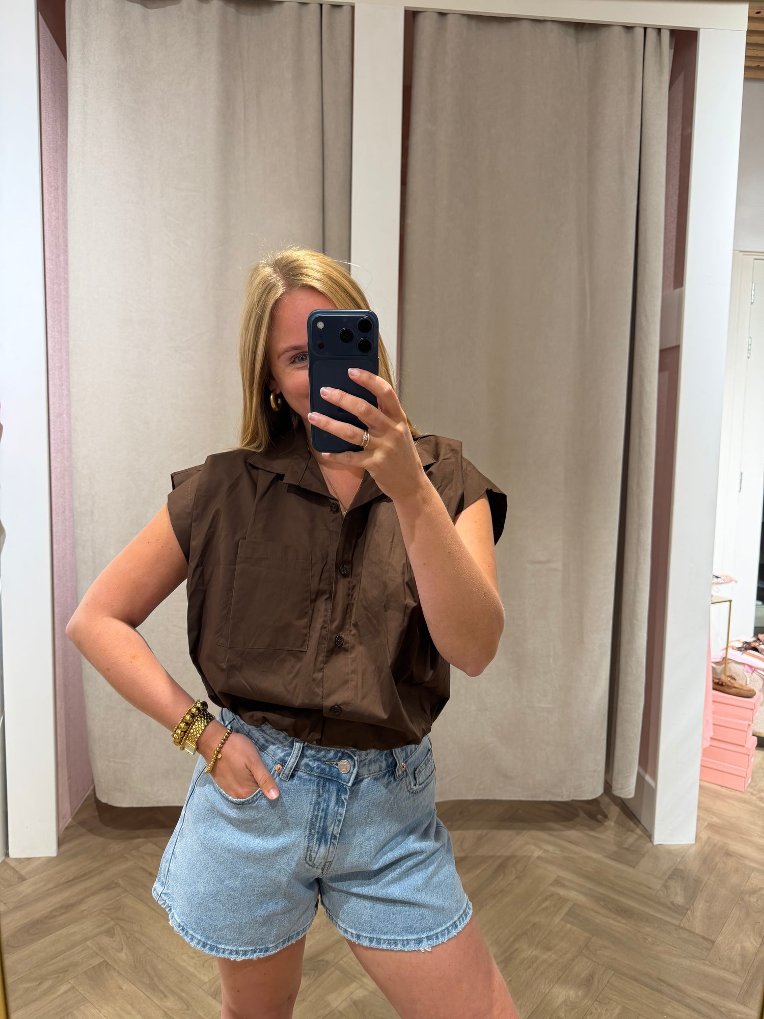 Blouse Blizz Brown voor dames
