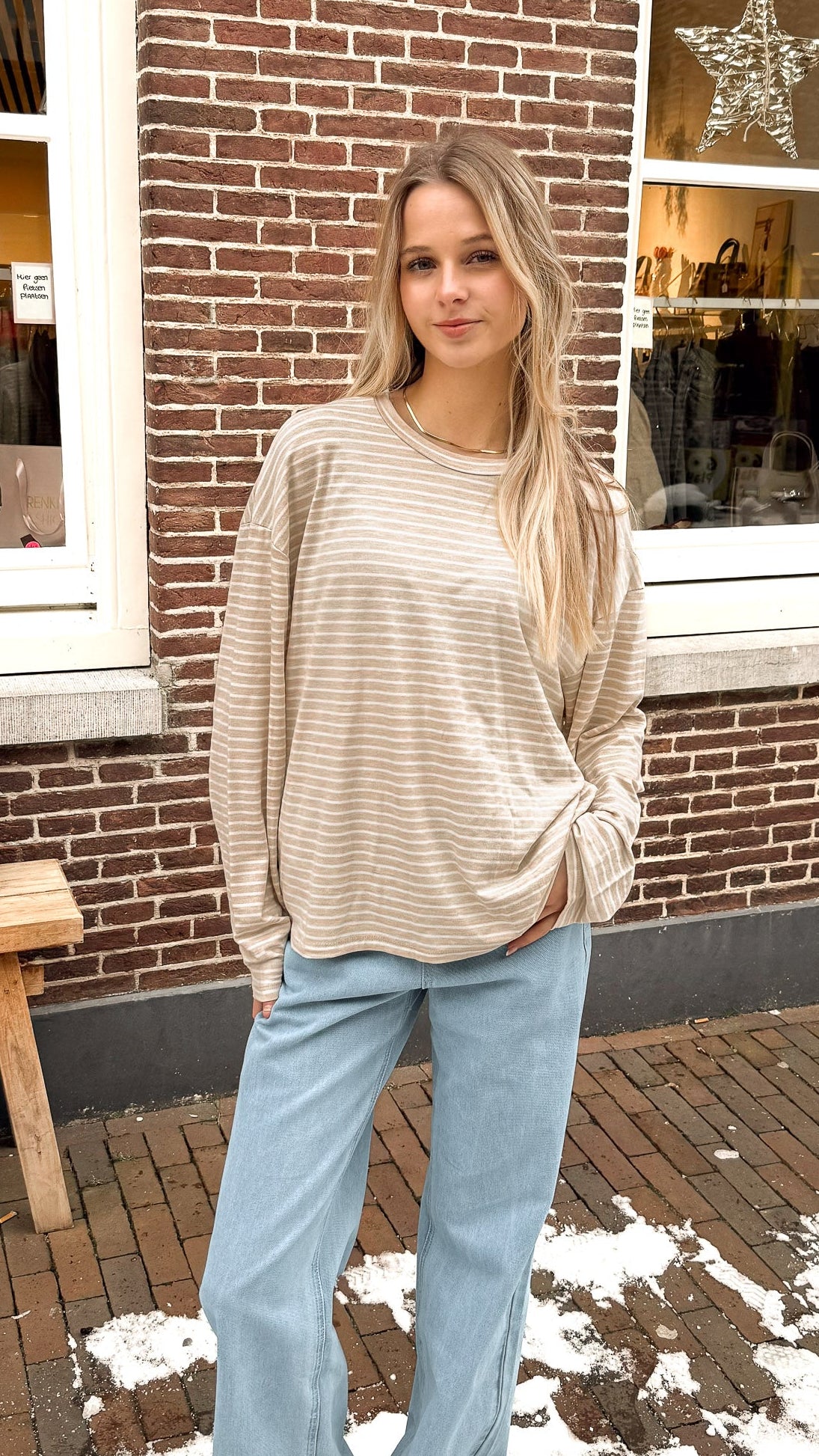 Top Bella Beige voor dames