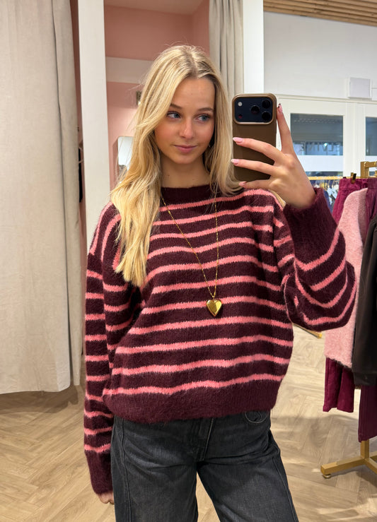 Trui Sara Bordeaux voor dames