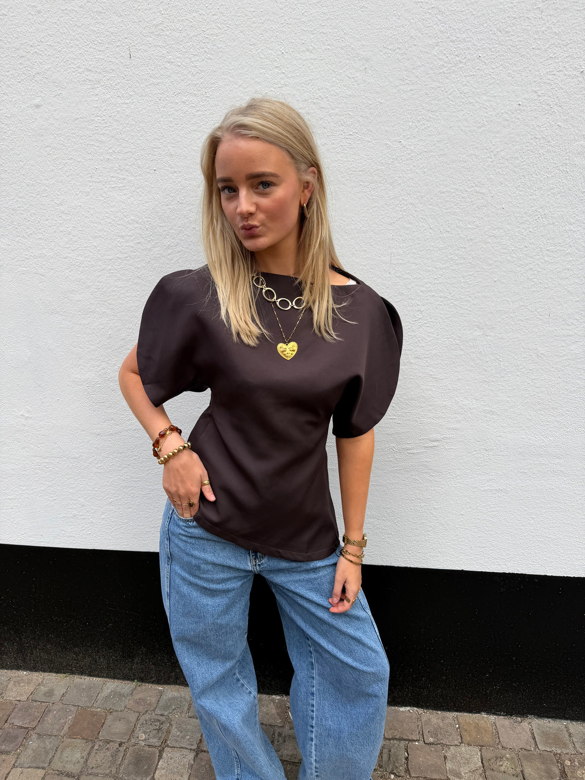 Top Hanna Brown voor dames