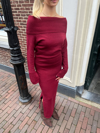 Jurk Irene Bordeaux voor dames