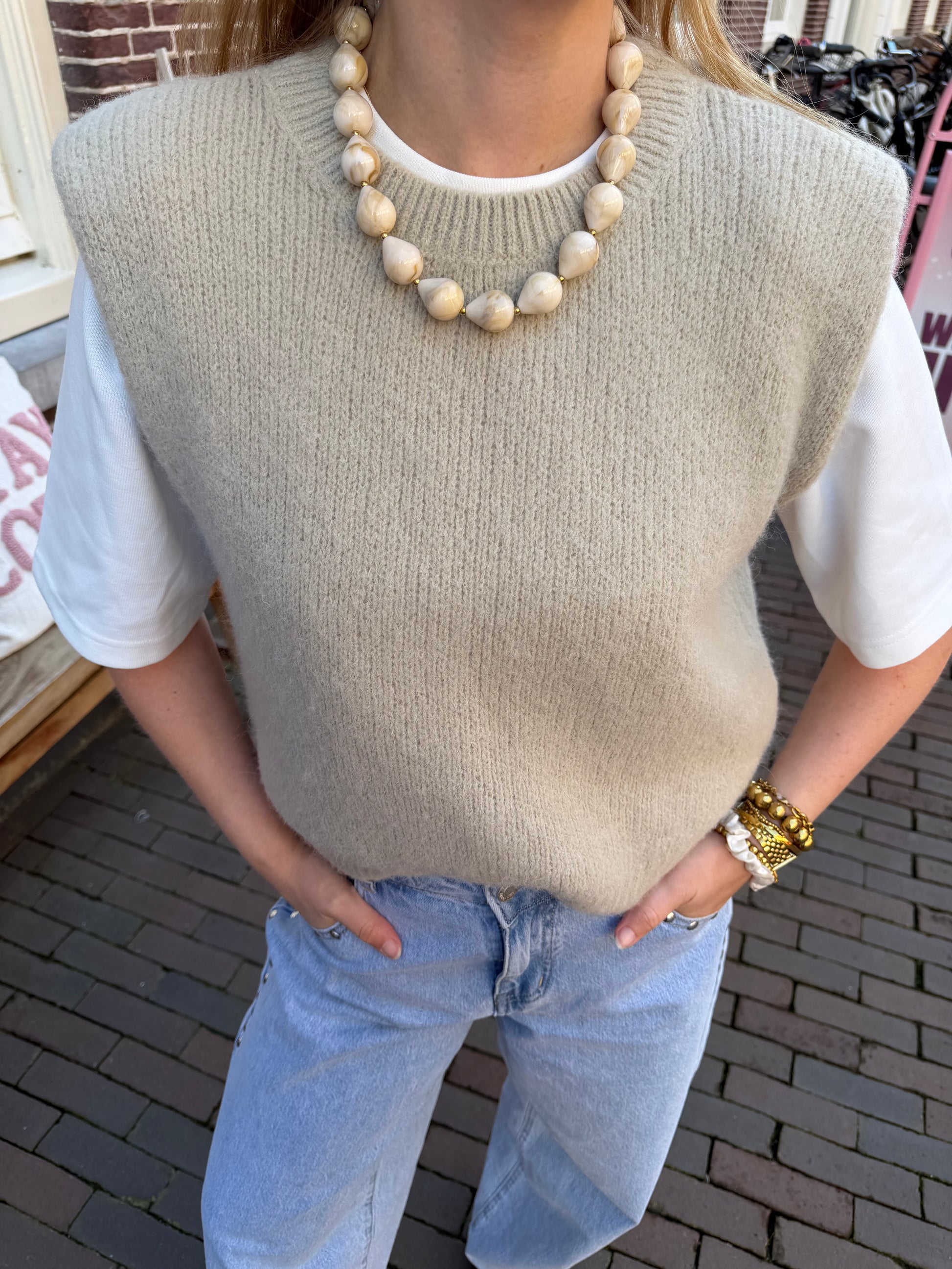 Ketting Hazel Beige voor dames