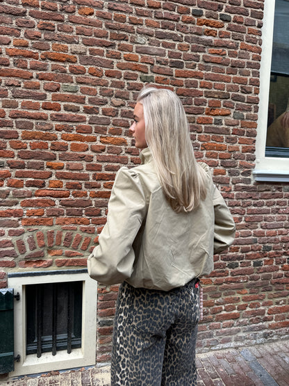 Jacket Nova High Neck Beige voor dames
