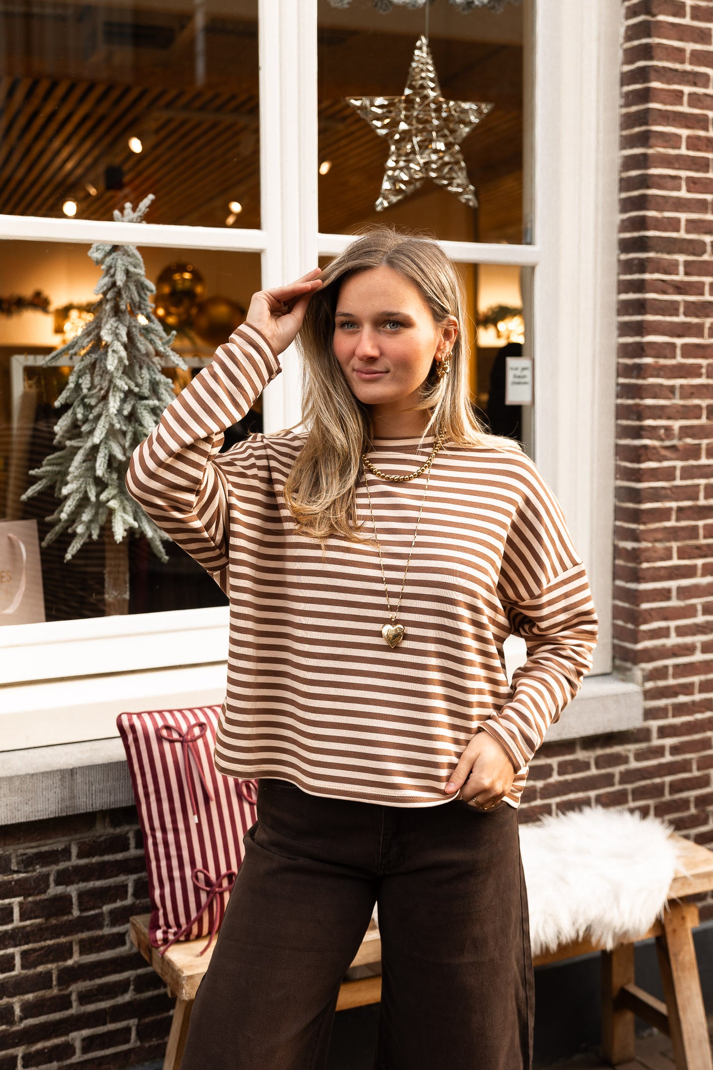 Top Florine Beige voor dames voor dames