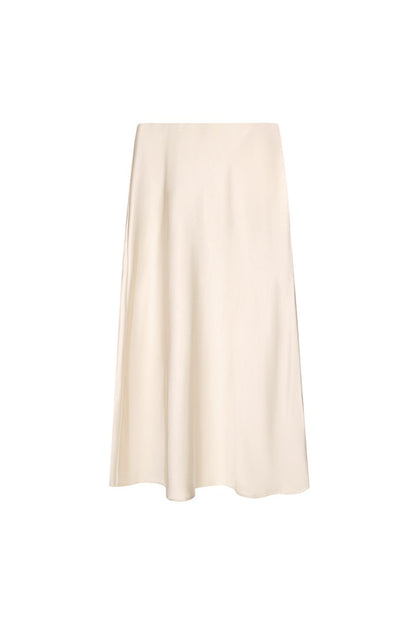 Rok Satijn Beige voor dames