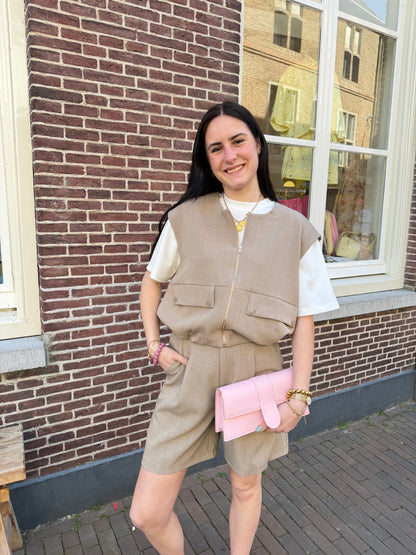Gilet Garwin Beige voor dames