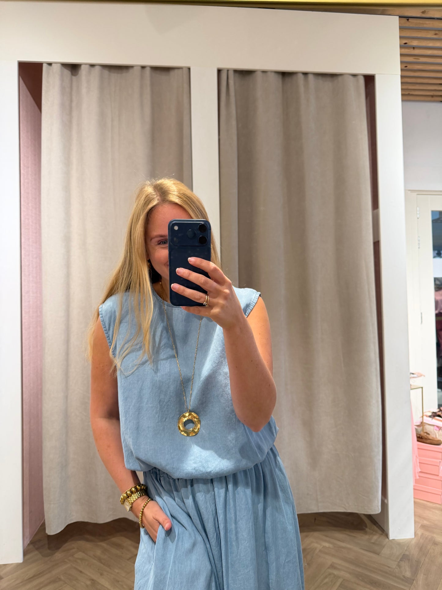 Top Gwen Denim voor dames