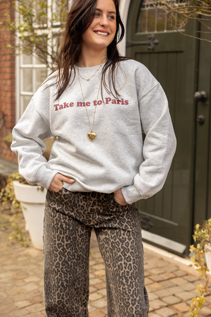 Sweater Paris Grijs voor dames