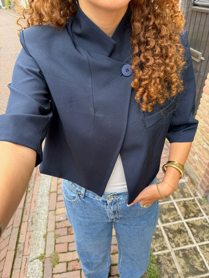 Blazer Tamar Short Blue voor dames