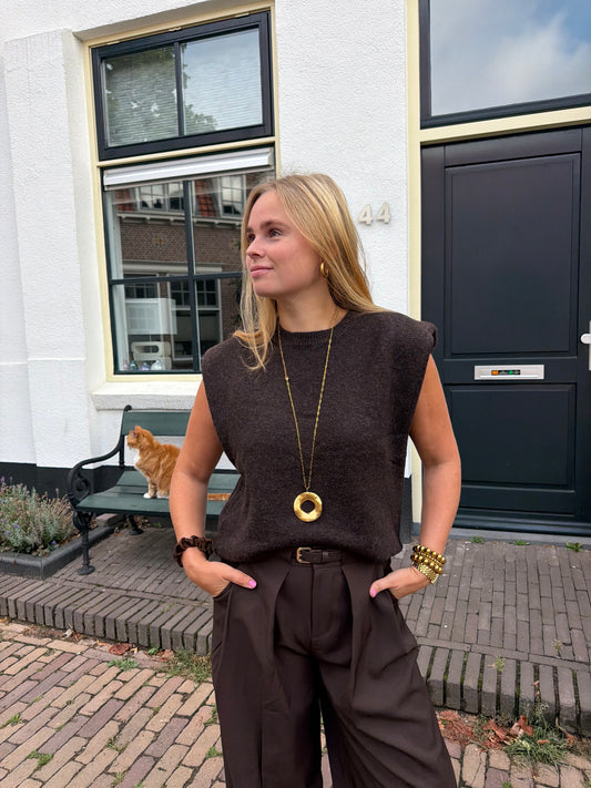 Spencer Dana Knit Brown voor dames