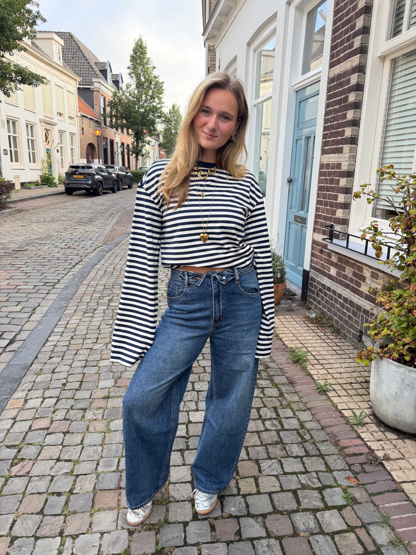 Jeans Selin Balloon Blue voor dames