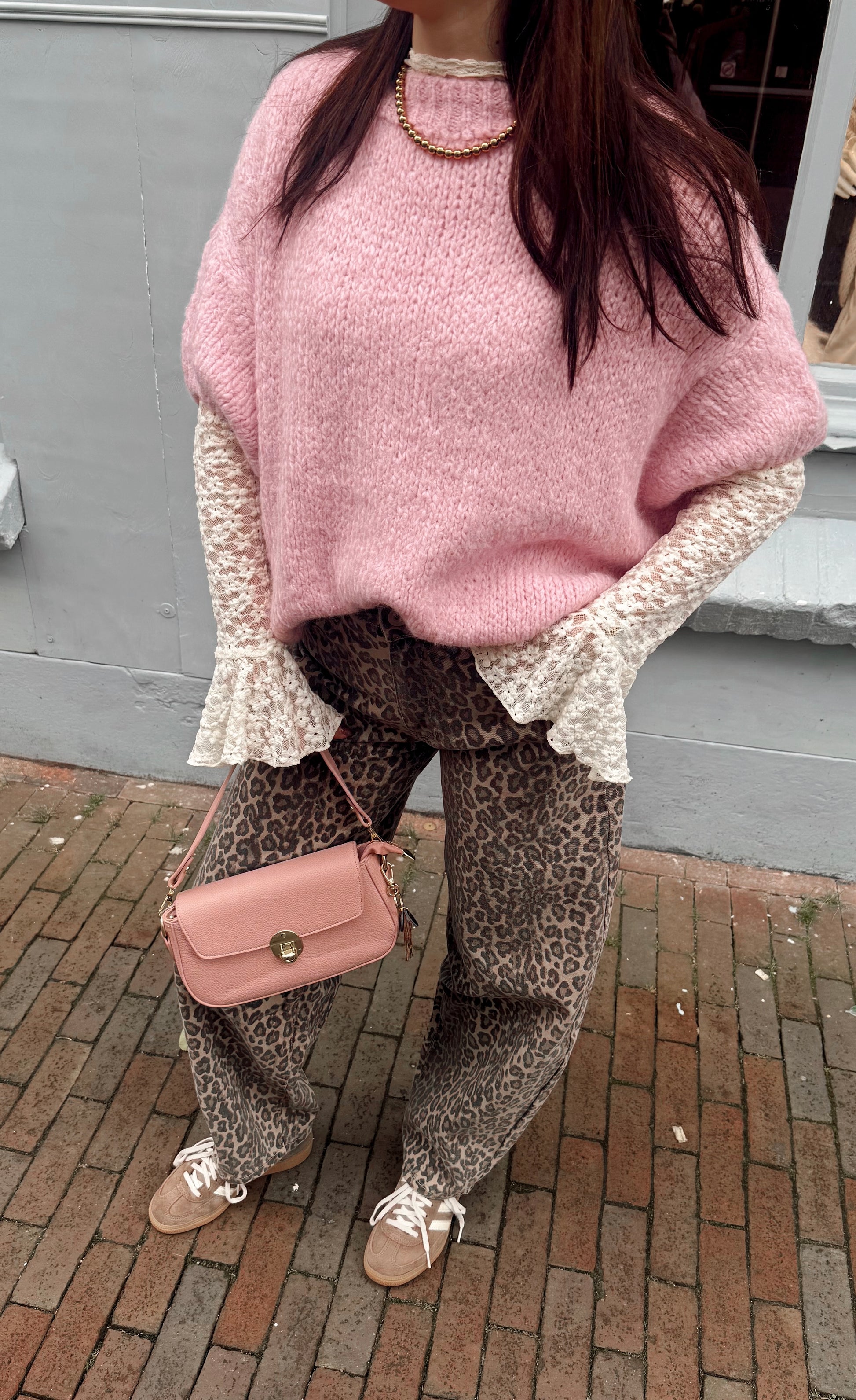 Jeans Balloon Leopard voor dames