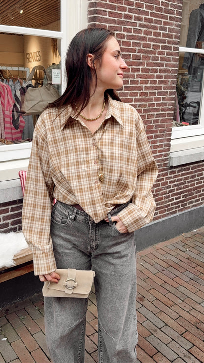 Blouse Kimmy Beige Voor Dames