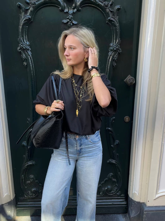 Top Gufo Zwart voor dames