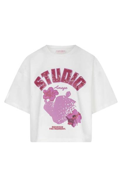 T-shirt Fruits White voor dames