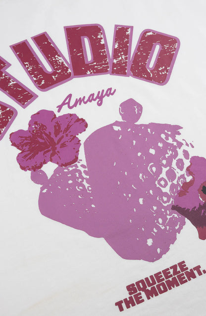 T-shirt Fruits White voor dames