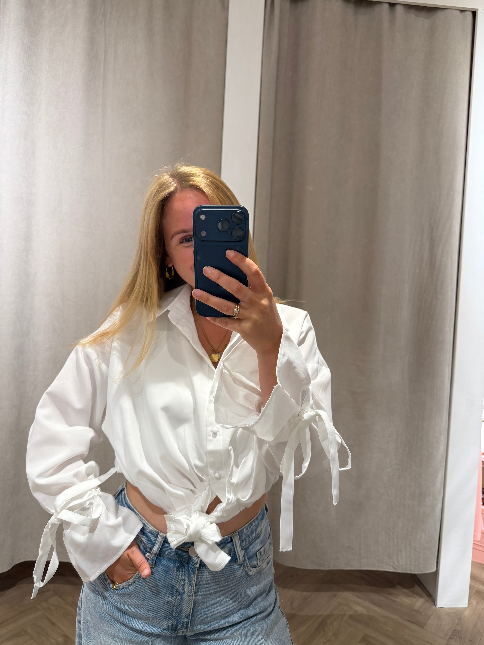 Blouse Eef White voor dames