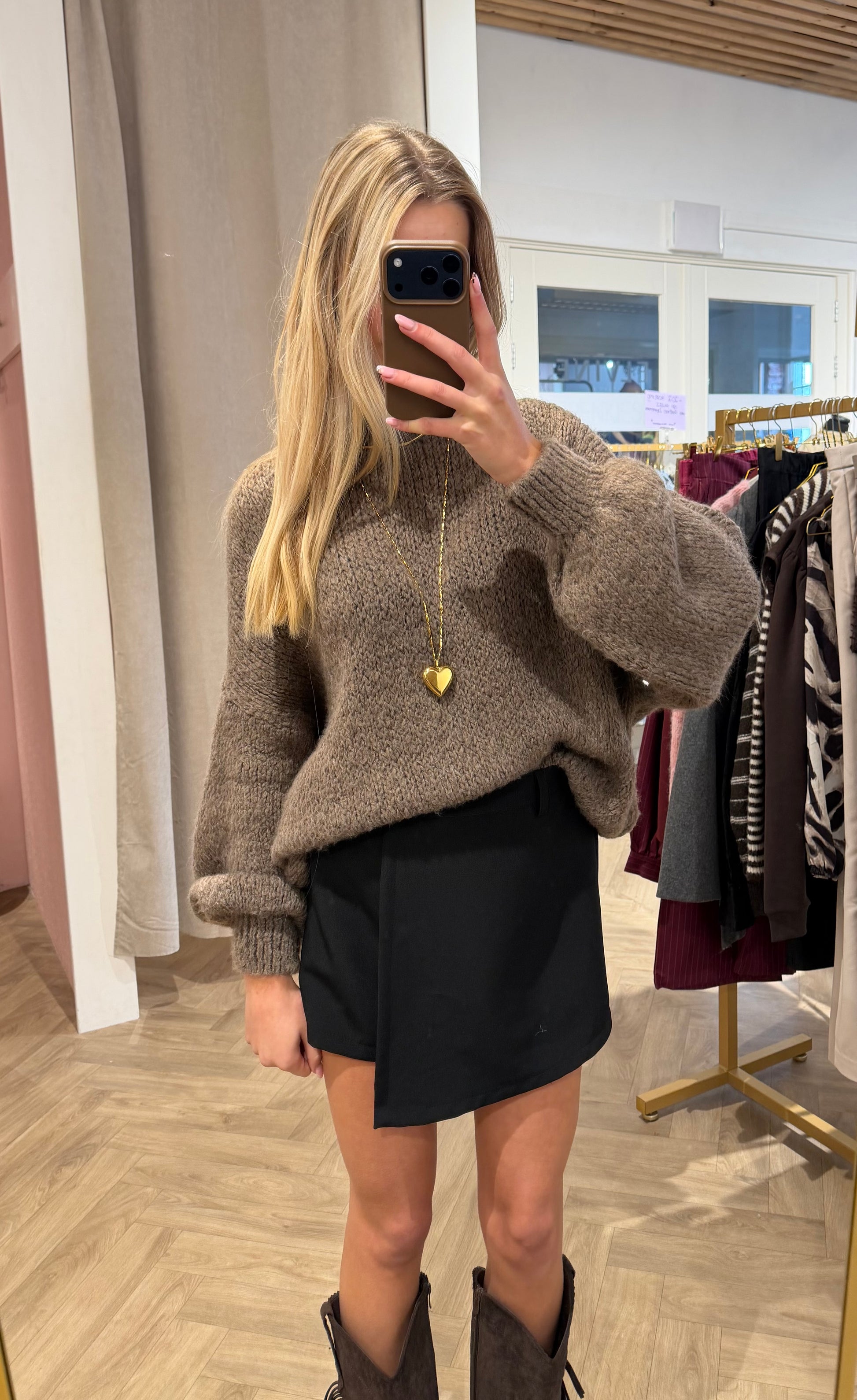 Skort Daisy Zwart voor dames