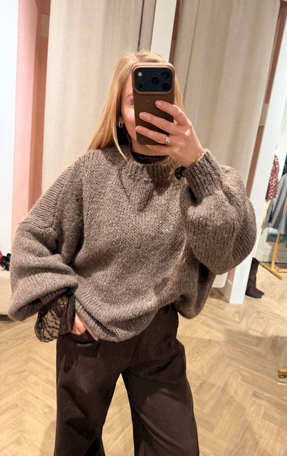 Trui Nora Bruin voor dames