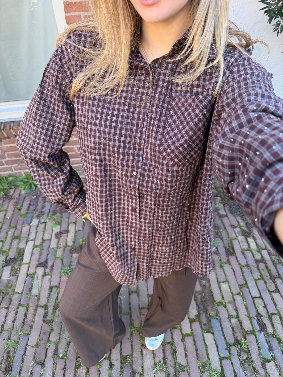 Blouse Mikka Spark Brown voor dames