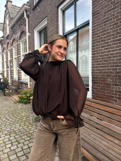 Blouse Suze Brown