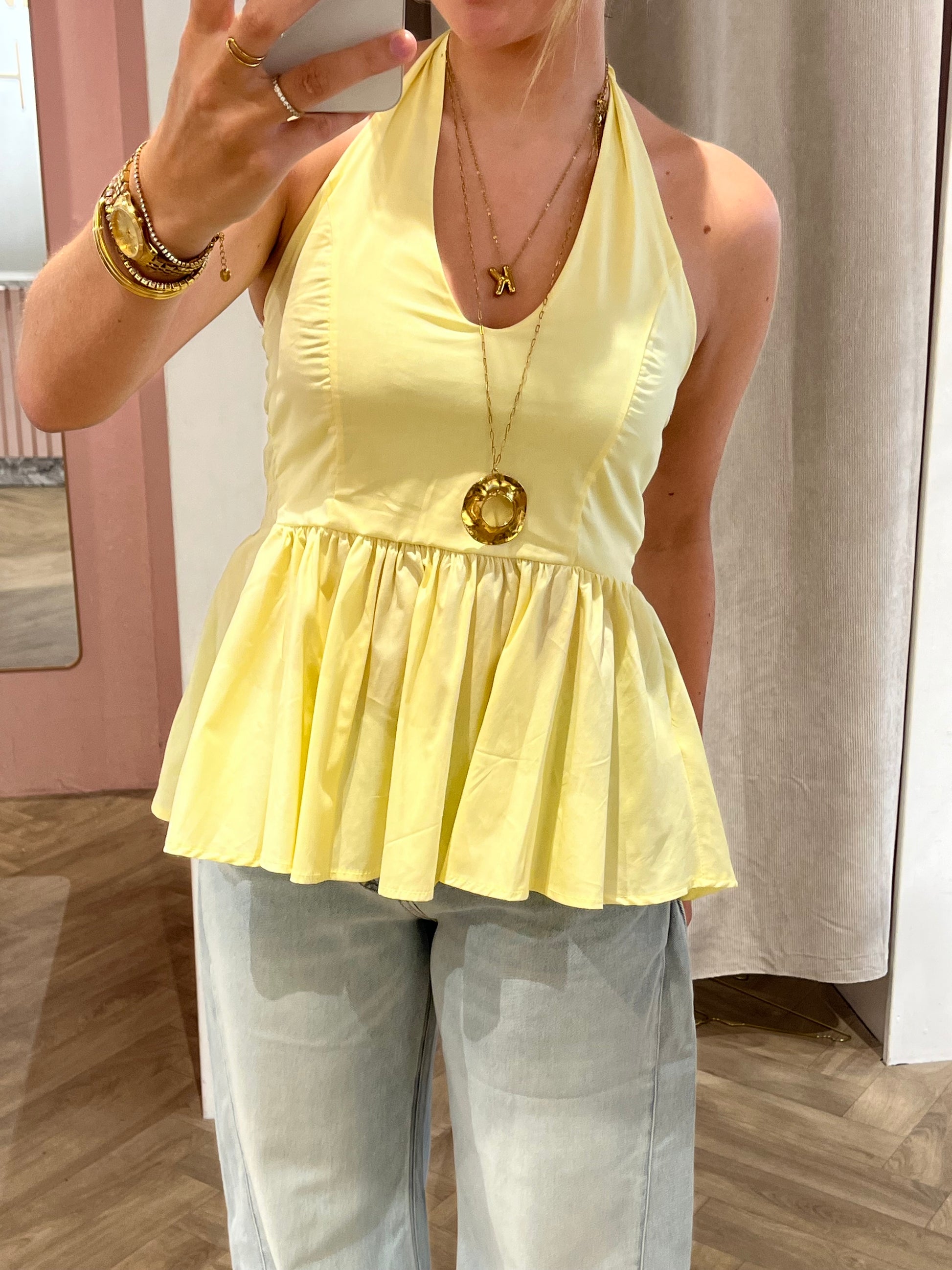 Top Liv Yellow voor dames