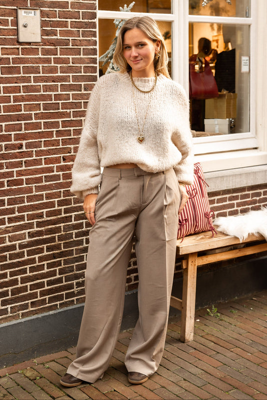 Broek Shanti Beige voor dames