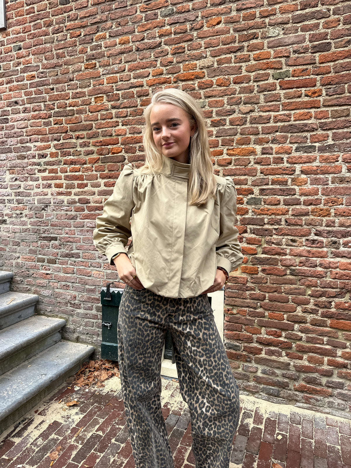 Jeans Daisy Leopard Brown voor dames