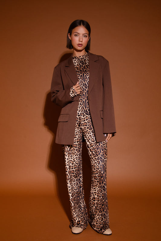 Broek Zoe Leopard voor dames