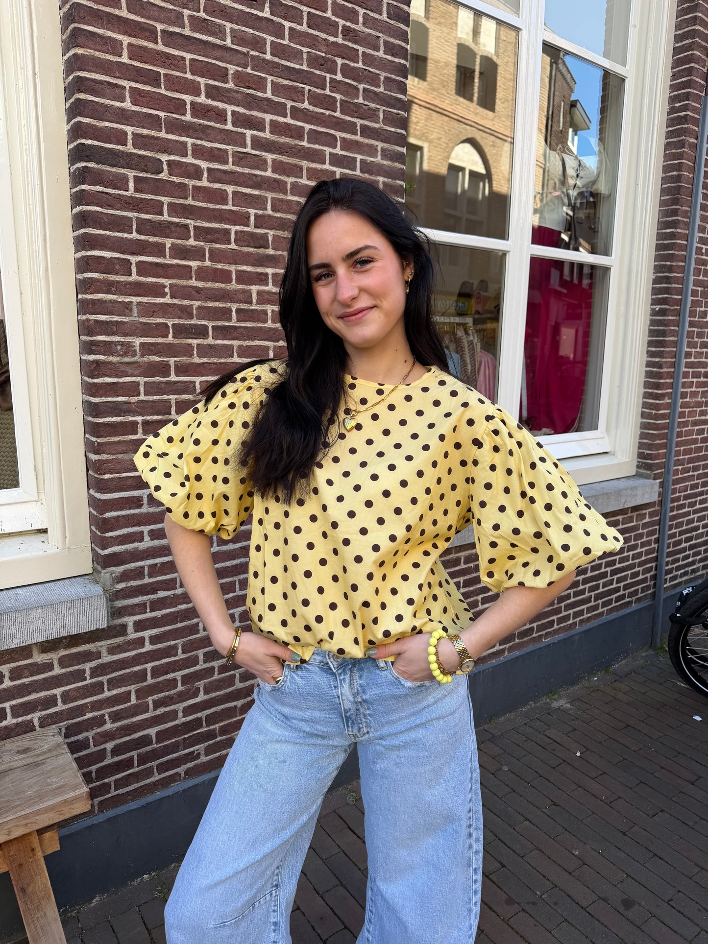 Top Tara Yellow voor dames