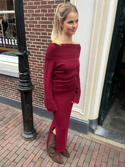 Jurk Irene Bordeaux voor dames