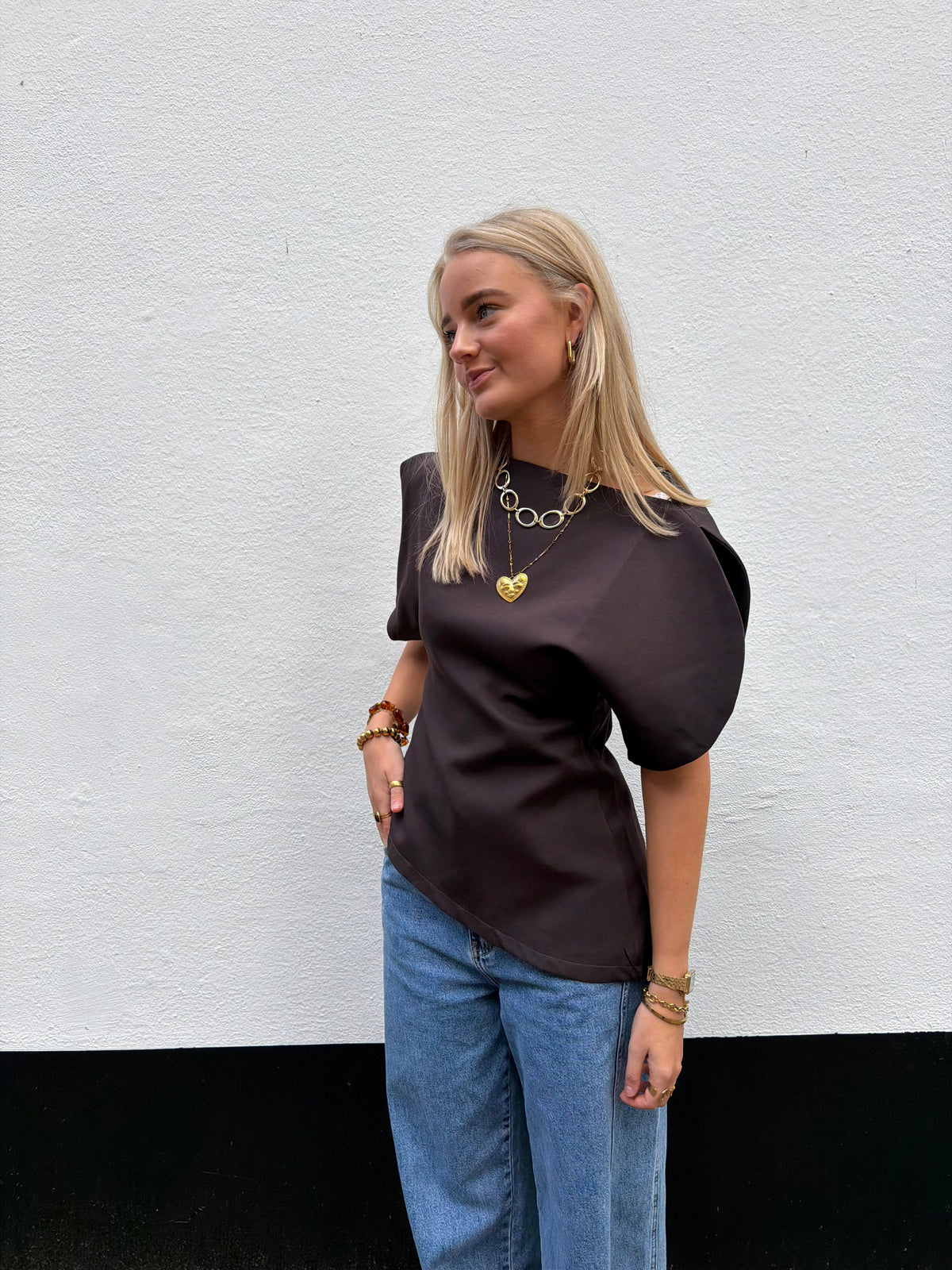 Top Hanna Brown voor dames