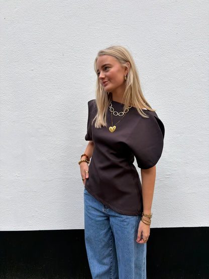 Top Hanna Brown voor dames