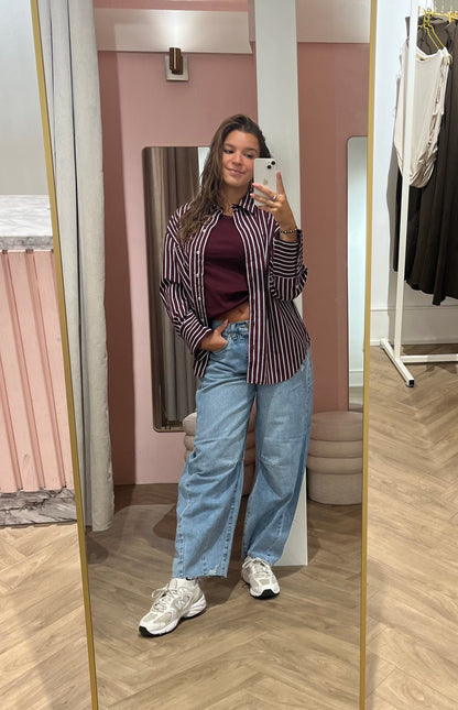 Blouse Zoey Burgundy voor dames