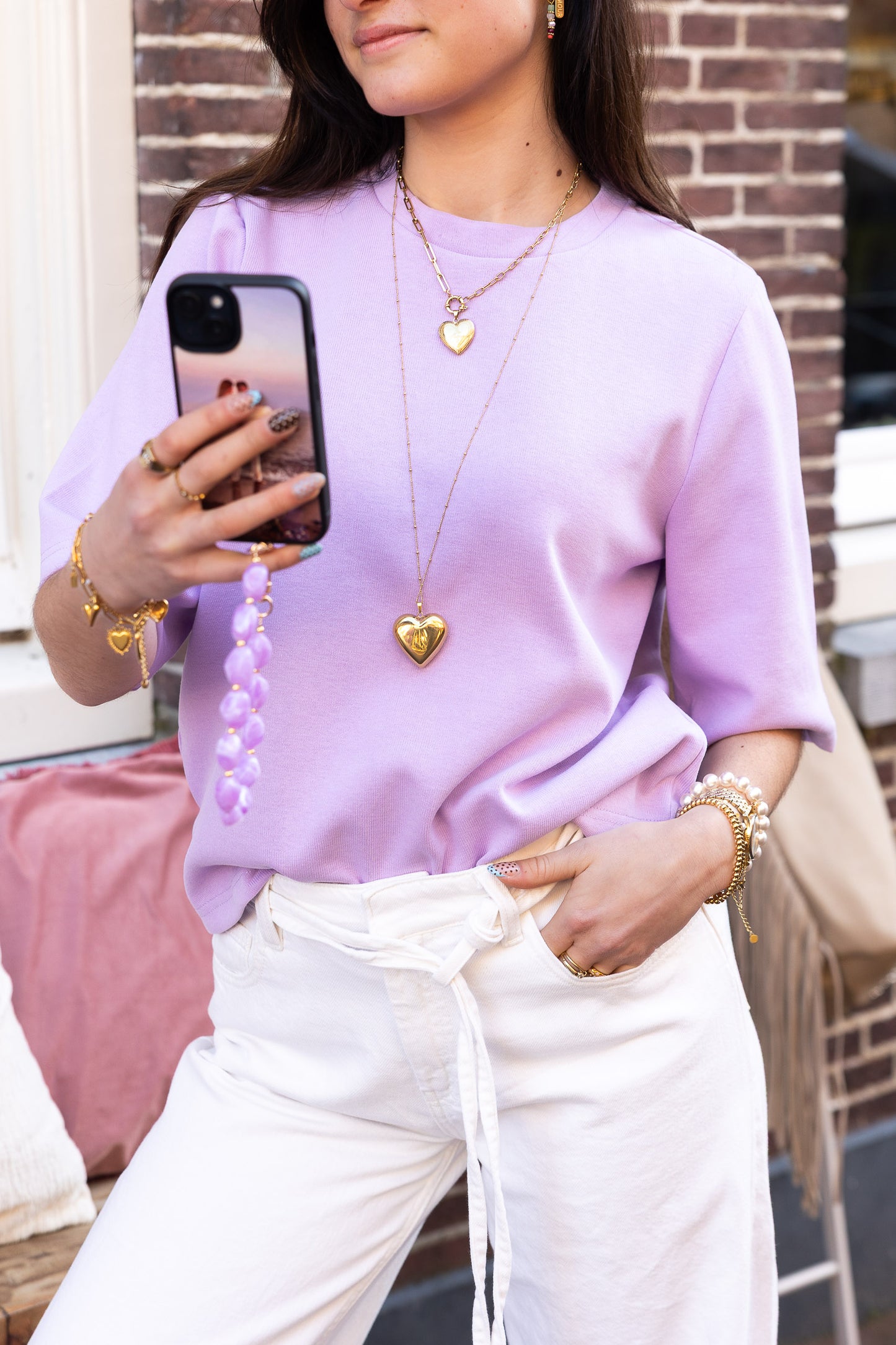 Top Lilly Lila voor dames