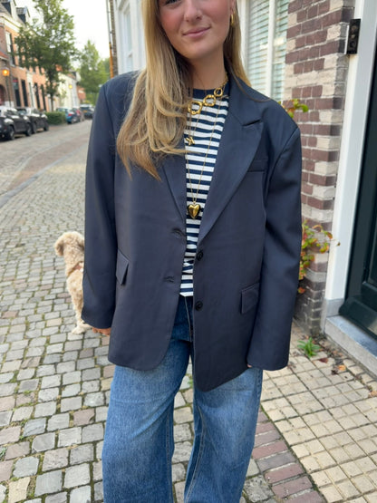 Blazer Esmee Oversized Navy voor dames