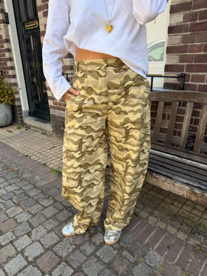 Pants Max Camo Beige voor dames