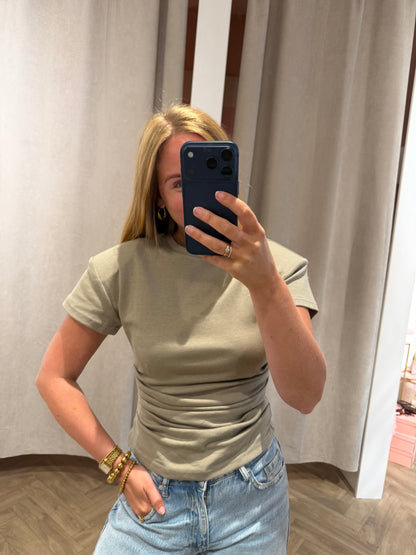 Top Karlijn Beige voor dames