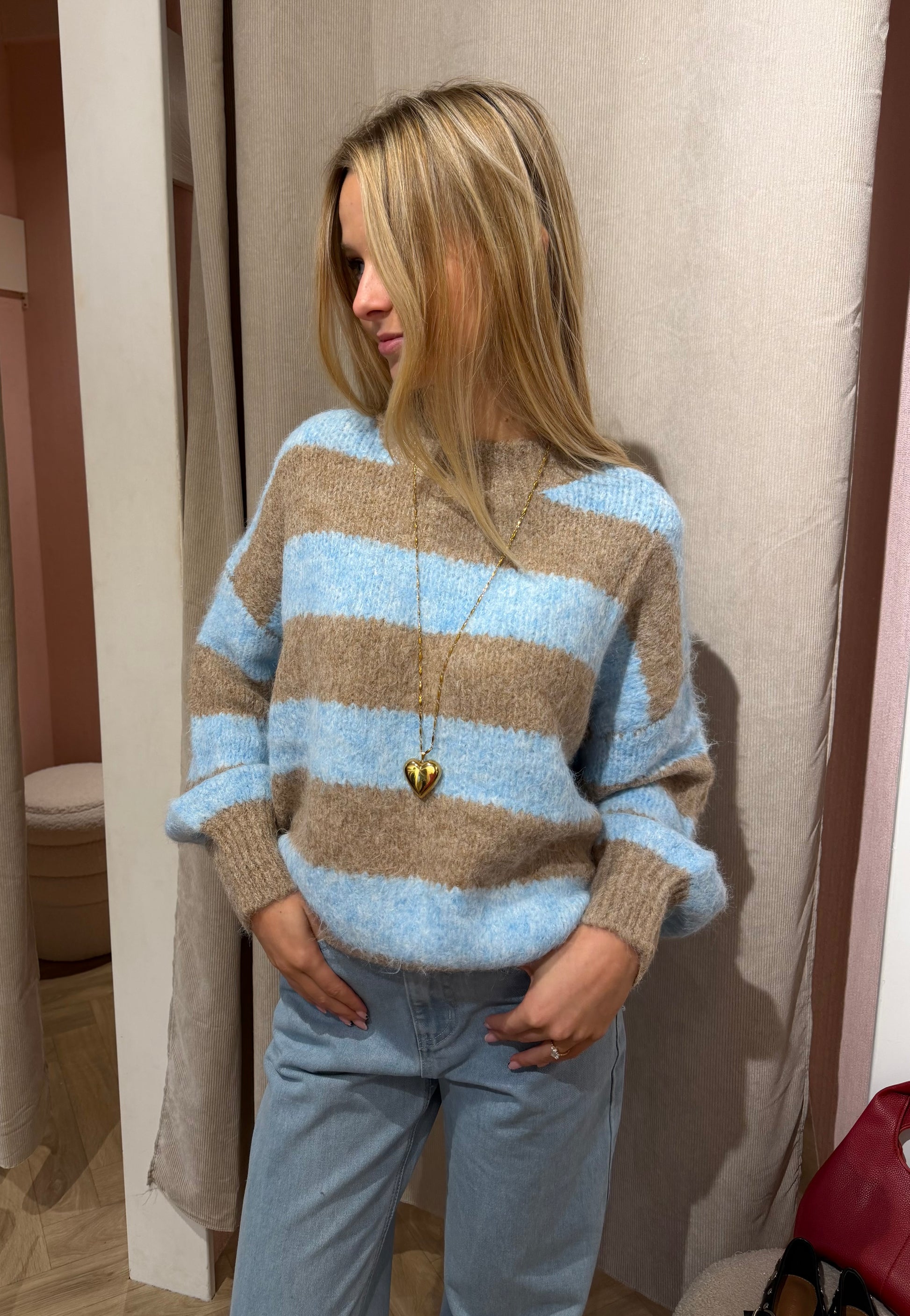 Trui Pien Blauw voor dames