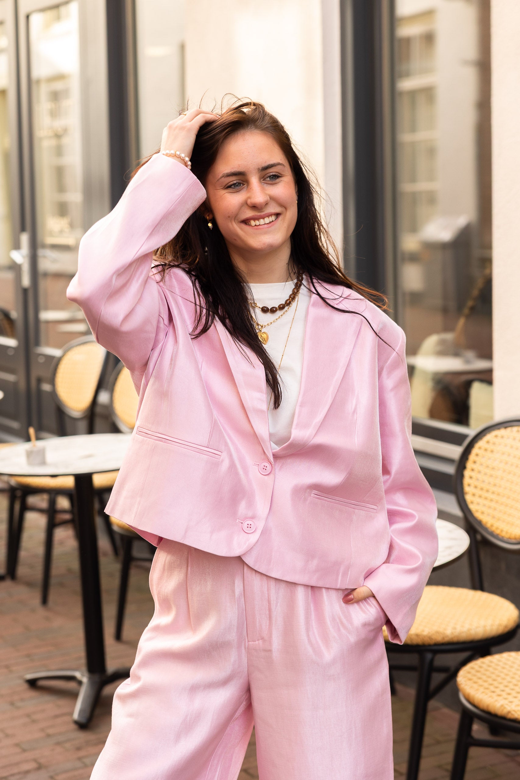 Blazer Jackie Softpink voor dames