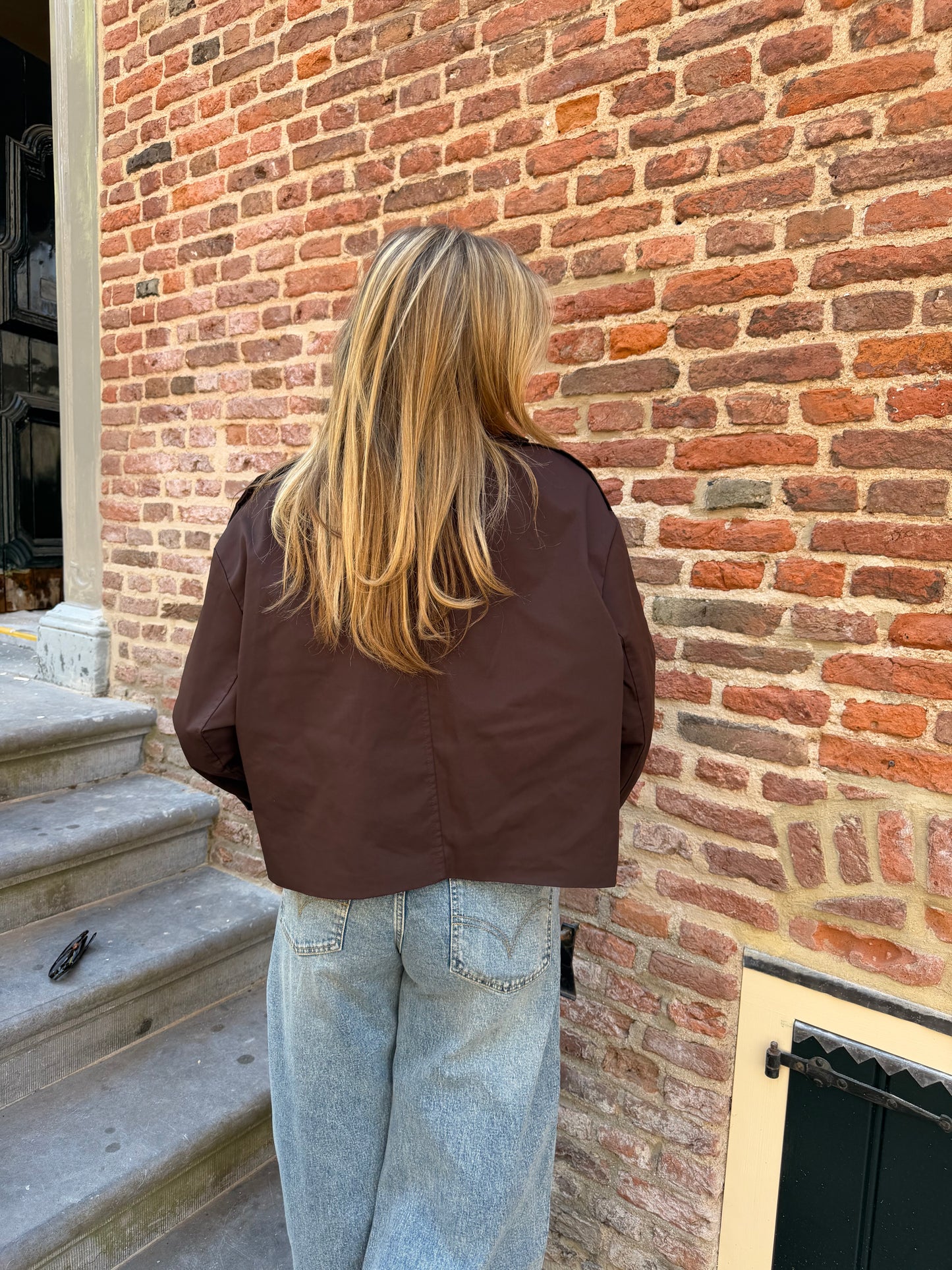 Jacket Alisha Trench Brown voor dames