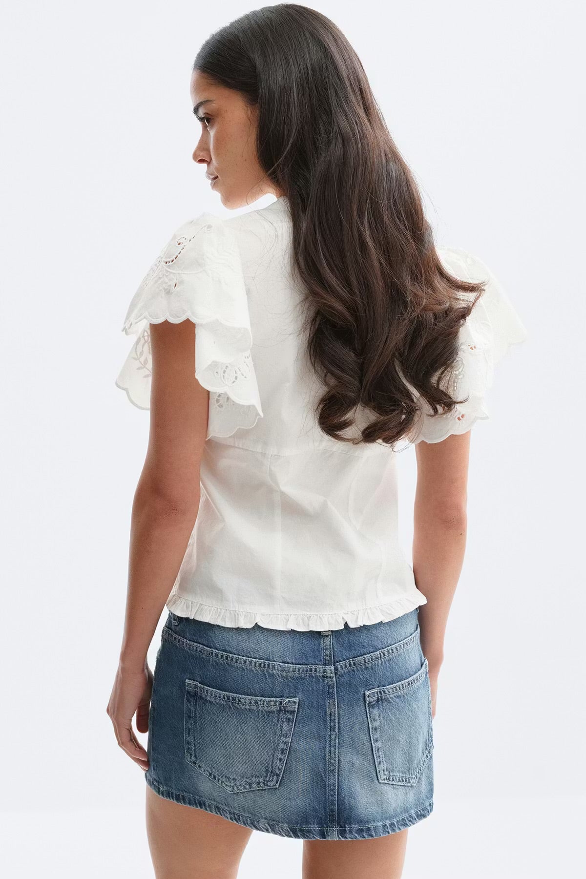 Blouse Kiki White voor dames