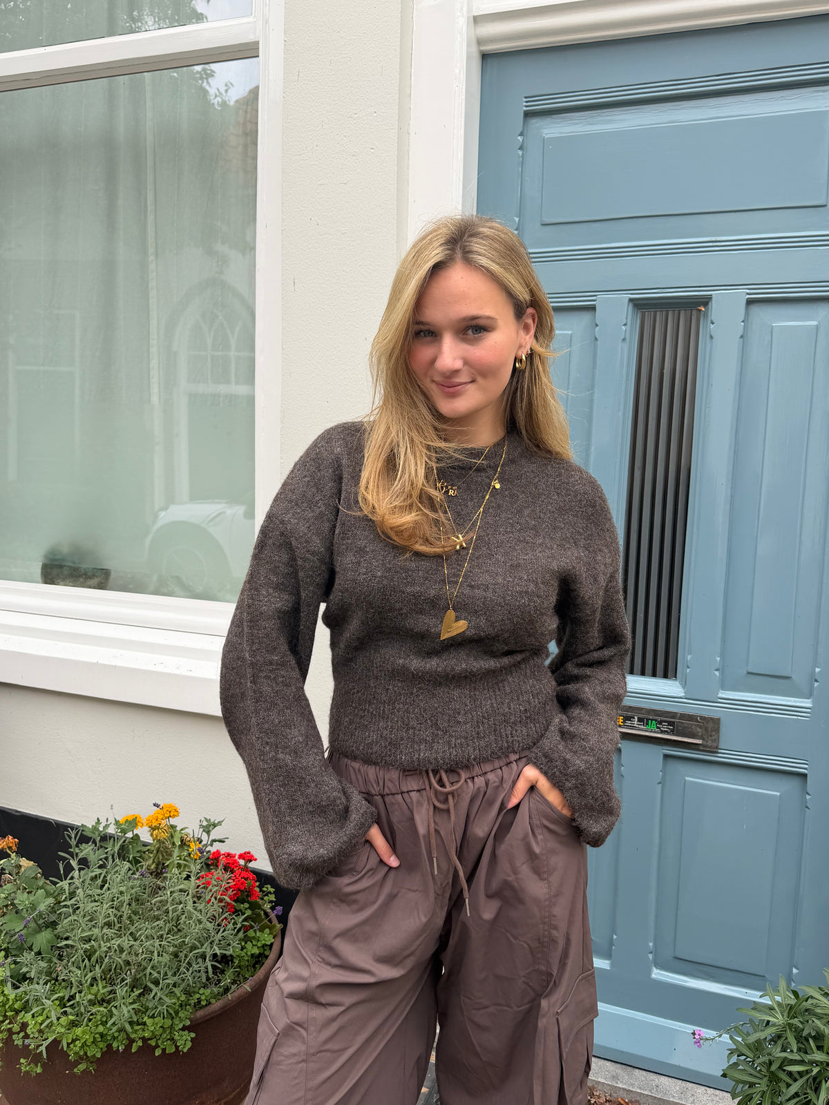 Knit Florien Brown voor dames