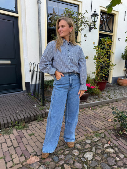 Jeans Alba Wide Leg Blue voor dames